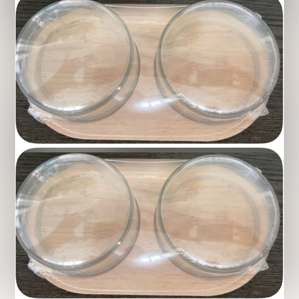 NWT 4 Horizon Cloche trays. Food safe, wrapped. Pastry, cheese, collectibles